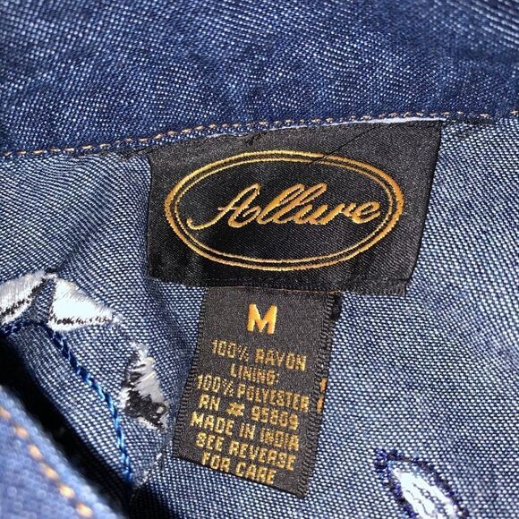 Allure embroidery shirt size M - Picture 3 of 3